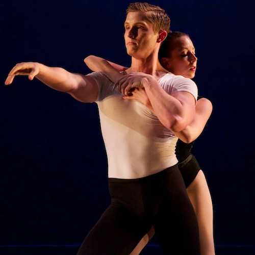 CBC dancers Caitlin Dieck and James Lasky perform during CBC's Spring 2013 season in The Four Temperaments, Choreography by George Balanchine AAAAAA© The George Balanchine Trust. Photo by Joseph Ritter 